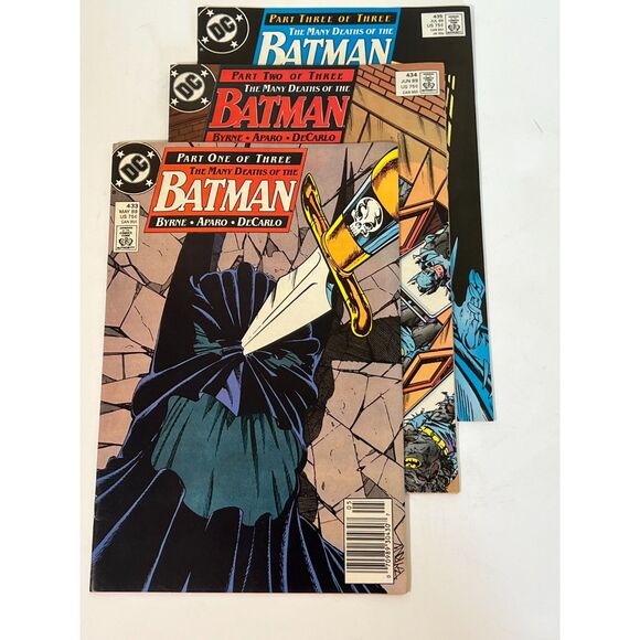 Vintage Comic Set - The Many Deaths Of Batman # 433, #434, & #435 (1992) - Picture 2 of 5